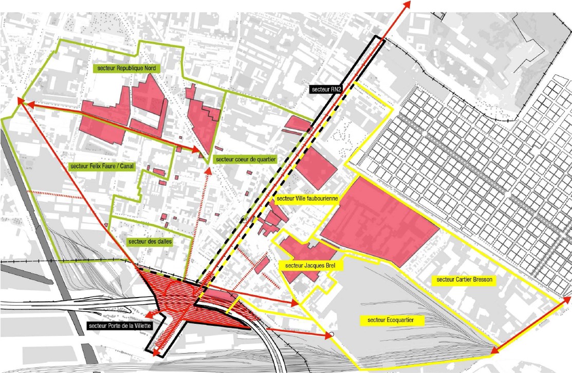 Etude de programmation quartier 4 chemins AUBERVILLIERS/PANTIN