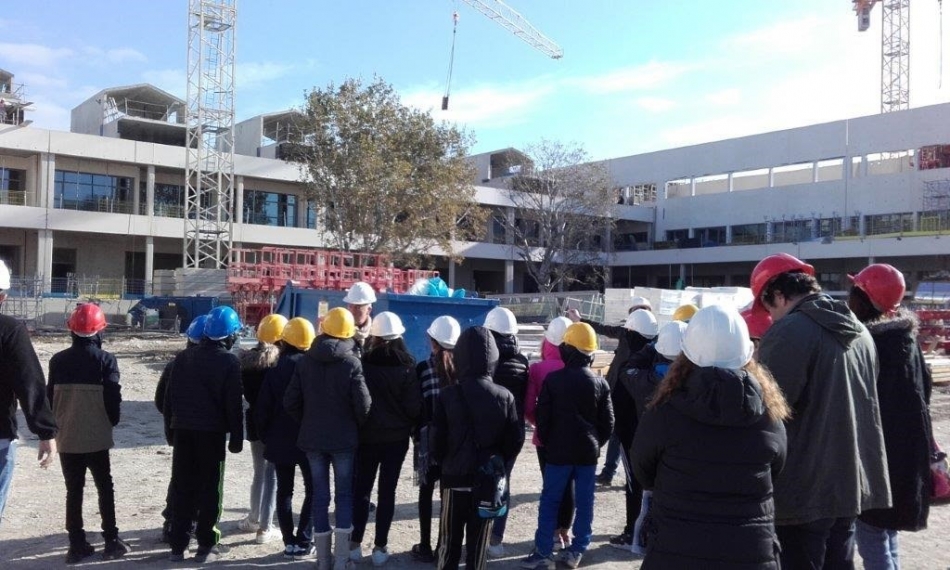 Visite du collège Robespierre à Port-Saint-Louis du Rhône